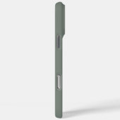 sageグリーンとホワイト | モダンイニシャルモノグラム Case-Mate iPhoneケース (裏面 / 右)