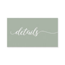 Sageグリーンスクリプト詳細結婚のWebサイトQRコード