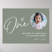 SAGEベビー1st誕生日パーティーへようこそ ポスター (正面)