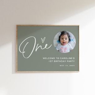 SAGEベビー1st誕生日パーティーへようこそ ポスター