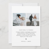 SAGEミニマルハート駆け落ち発表 招待状 (裏面)