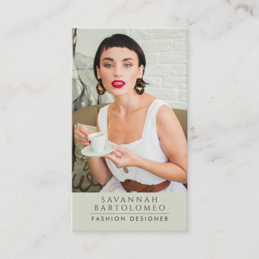 Sageモダンプロフェッショナル事業写真 名刺 (正面)