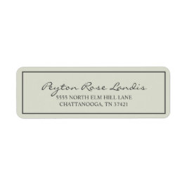 Sageモダン Greenスクリプト ラベル