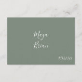 Sageモダン Green Enclosureカード エンクロージャーカード (裏面)