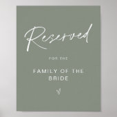 SAGE家族用リザーブドシーティング ポスター (正面)