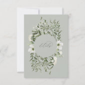 Sage庭園の結婚式情報詳細エンクロージャカード 招待状 (正面)