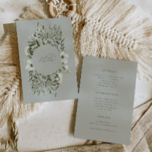 Sage庭園の結婚式情報詳細エンクロージャカード