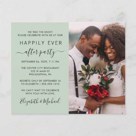 Sage結婚招待状の後ずっと幸せに (正面)