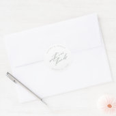 Sage結婚/Wht ID954感謝していとの比較 ラウンドシール (封筒)