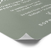 SAGE ウェディングシャトルサービスサイン ポスター (角)