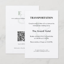 Sage ウェディングトランスポーテーション詳細カード | QR