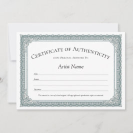 Sage 縁ど Certificate of Authenticity招待状 招待状