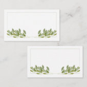 SAGE 3.5x2フラットノートカード/水平 ノートカード (正面/裏面)