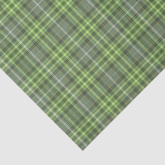 Sage and Olive Plaid 薄葉紙 (詳細)