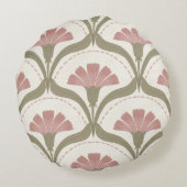 Sage and Rose Round Pillow ラウンドクッション (裏面)