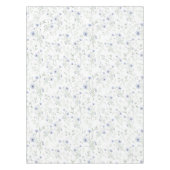 Sage Blue Watercolor Wildflower テーブルクロス (正面)