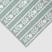 Sage Bone Inlay Floral Border Decoupage Paper 薄葉紙 (詳細)