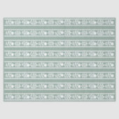 Sage Bone Inlay Floral Border Decoupage Paper 薄葉紙 (正面)