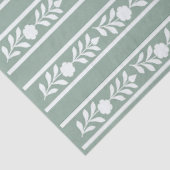 Sage Bone Inlay Floral Border Decoupage Paper 薄葉紙 (詳細)