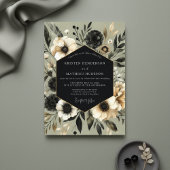 Sage Botanical Elegance Wedding 招待状