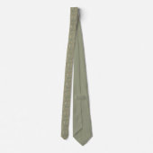 Sage Botanical Tie – Woodland Wedding Attire ネクタイ (裏面)