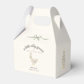 Sage Bow Goose on the Loose Favor Box フェイバーボックス (正面サイド)