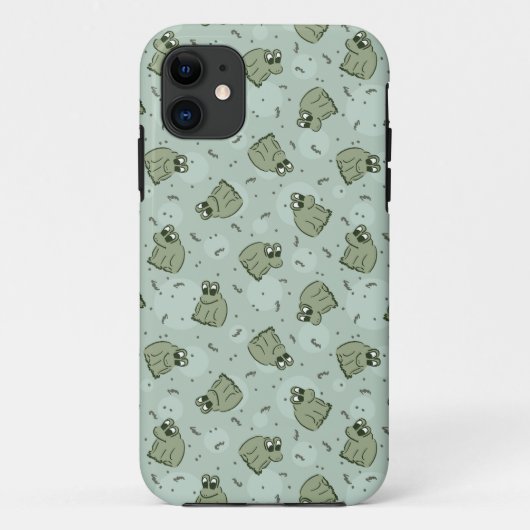 Sage Bubble Frogs - laurel green kids pattern. Case-Mate iPhoneケース (裏面)