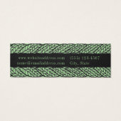 SAGE CABLE KNIT 3x1 ミニ名刺 (裏面)
