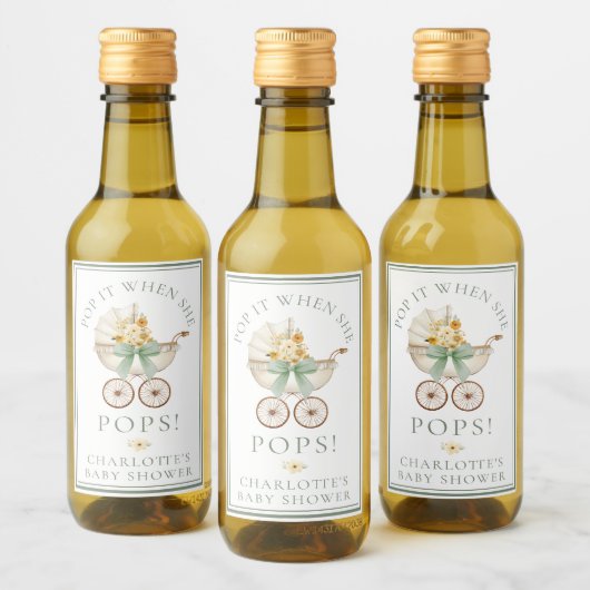 Sage Carriage Pop It When She Pops Label ワインラベル (ボトル)