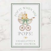 Sage Carriage Pop It When She Pops Label ワインラベル (シングルラベル)