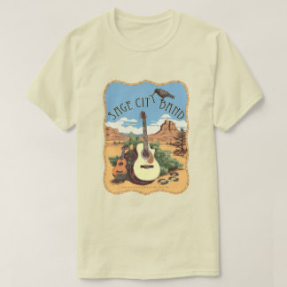 Sage Cityバンドデザイン付きティー。 Tシャツ