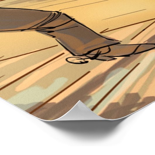 Sage Coach Is In Town Funny Poster ポスター (角)