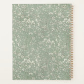 Sage Country Floral プランナー手帳 (裏面)