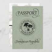 Sage Dominium Republic Passport日付の保存 セーブザデート (正面/裏面)