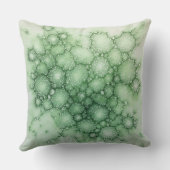 Sage Fenestrated Lichen Abstract - Organic Modern クッション (裏面)