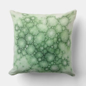 Sage Fenestrated Lichen Abstract - Organic Modern クッション (正面)