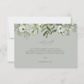 Sage Garden Gift Request結婚's Enclosure Card セーブザデート (正面)