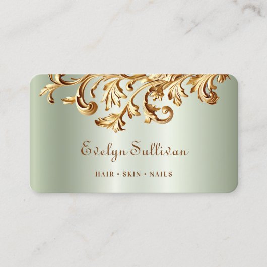 sage+gold ロココ ビジネスカード (正面)