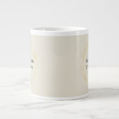 Sage & Gold Mindful Coffee Mug ジャンボコーヒーマグカップ (正面)