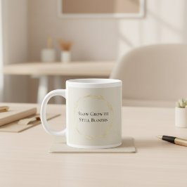 Sage & Gold Mindful Coffee Mug ジャンボコーヒーマグカップ