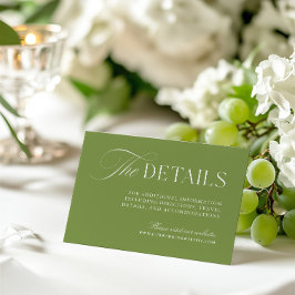 Sage Greenの情報結婚エンクロージャカード エンクロージャーカード