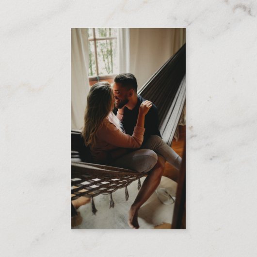 Sage Greenの結婚ウェブサイトQRコード写真Rsvp エンクロージャーカード (裏面)