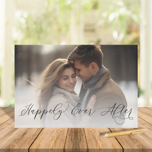 Sage Greenの結婚写真パーソナライズされた ゲストブック