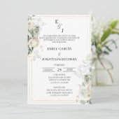 sage greenの結婚式招待状 招待状 (スタンド正面)