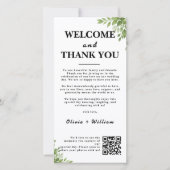 Sage Greenの離れQRコードカード サンキューカード (正面)