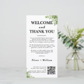 Sage Greenの離れQRコードカード サンキューカード (スタンド正面)