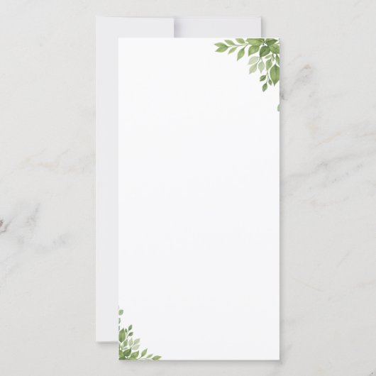 Sage Greenの離れQRコードカード サンキューカード (裏面)