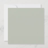 Sage Greenエレガントの「A Note From」シンプルカード ノートカード (裏面)