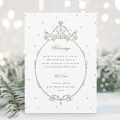 Sage Greenモダンクラシックフレーム写真 シーズンカード