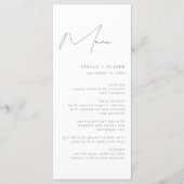 Sage Greenモダン Writhesh結婚's メニュー (正面)